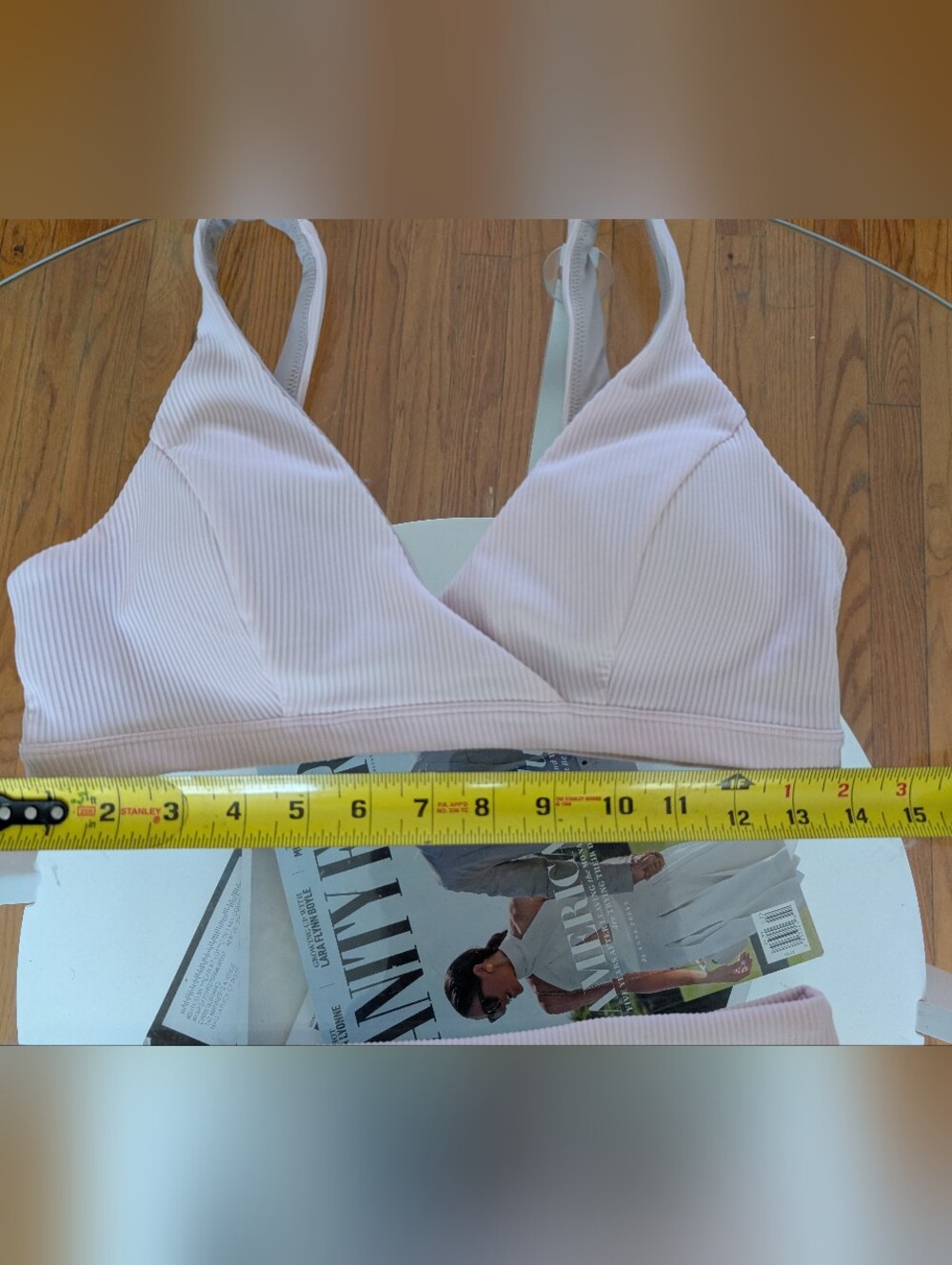 Lululemon Clear Waters Bikini Top & High Rise Bottom Set Landscape light pink - Picture 10 of 16